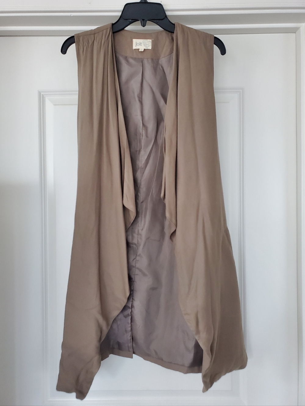 Jolt Moss Knee-length Sleeveless Vest